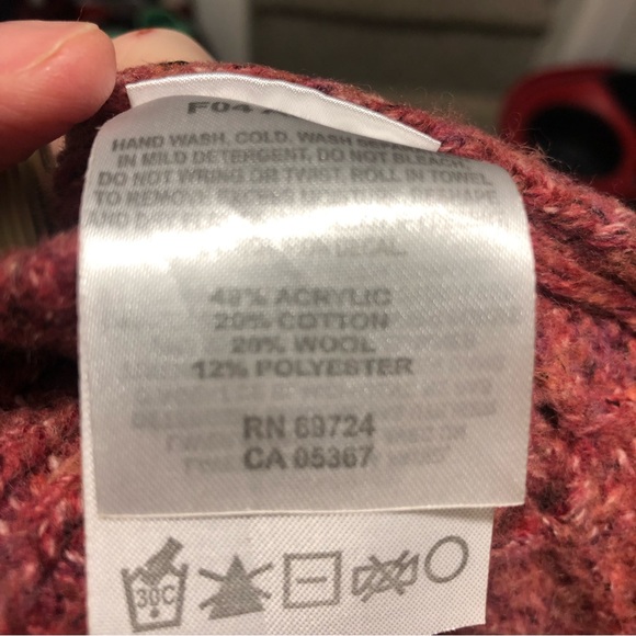 Columbia ladies full zip wool mix sweater cardigan size small - Picture 6 of 6